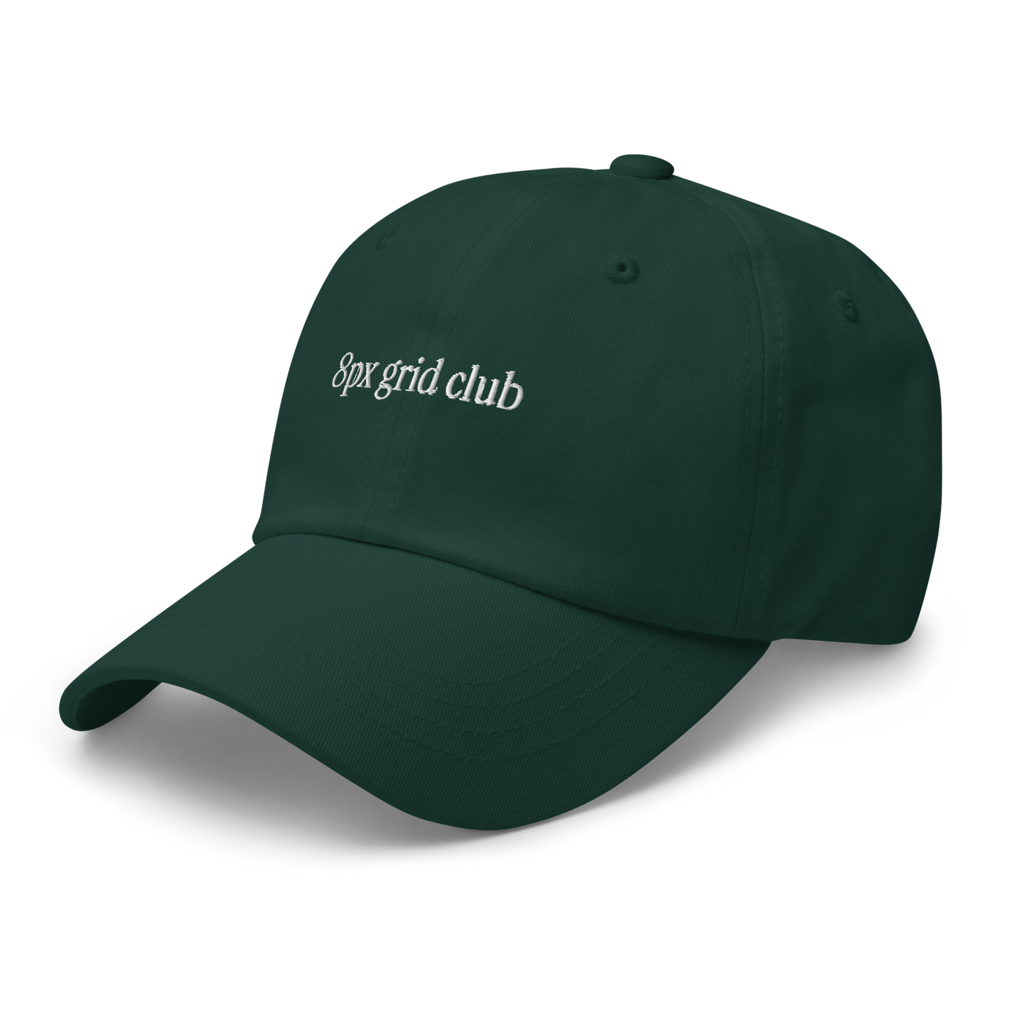 8px Grid Club Hat