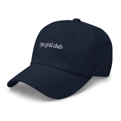 8px Grid Club Hat
